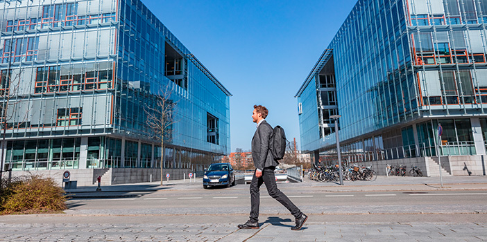 Ung forretningsmand i København